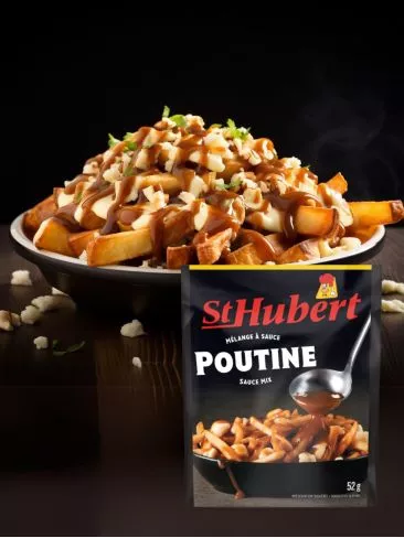 Kit Poutine 4 pers - Fromage et sauce Saint Hubert